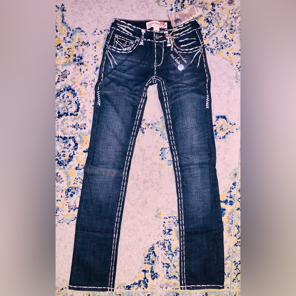 Straight Leg Jeans—27x35